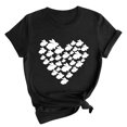 thumbnail image 2 of RKSTN Hauts pour Femmes 2024 Été Décontracté Ample Grande Taille Imprimé Graphique Lapin de Pâques Blouse Mode Col Rond Manches Courtes T-shirt, 2 of 4