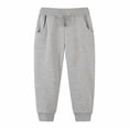 thumbnail image 1 of WEIYLL Pants for Boys Solid Color Tracksuit With Bunched Feet Mid Sized Hoodie Grey Fall Activewear size 4-5 Years, 1 of 9