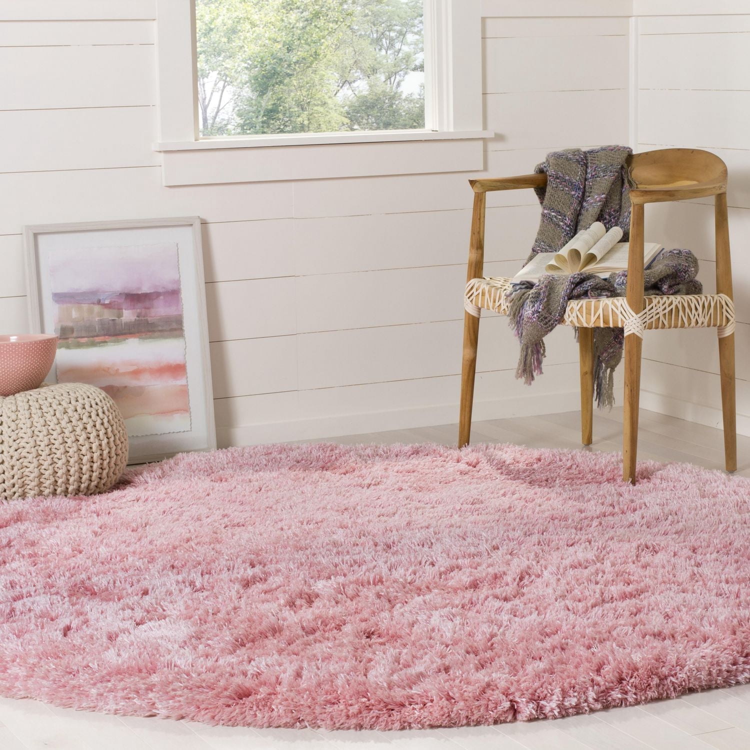 SAFAVIEH Polar Abbot Solid Extreme Plush Shag Area Rug
