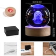thumbnail image 3 of WHEANG Halloween Lighted In ，Halloween Carved With Luminous Glass Children's Small Night Light Ornament, 3 of 5