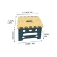 thumbnail image 3 of Outdoor Folding Chair Thickened Portable Stool Portable Folding Stool Household Children's Stool Outdoor Low Stool Plastic Shoe Changing Stool Small Chair Plastic Outdoor Chairs, 3 of 3