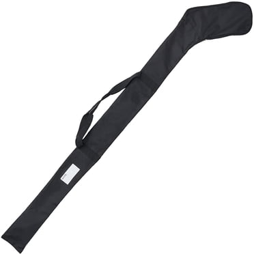 Lightweight Black Hockey Stick Bag with Two Shoulder Straps for Easy Carrying, Ideal for Men, Women, and Adults.