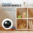 thumbnail image 5 of 8pcs Adhesive Caster Wheels Mini Caster Wheels Swivel Wheels Stick On Wheels Universal Wheels For Home Appliance, 5 of 5