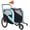 Bleu Clair, variante sur Aosom Remorque Vélo 2-en-1 pour Chien, Poussette pour Animal avec Attelage pour Grands Chiens, Vert