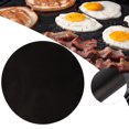 thumbnail image 4 of Wahsable Nonstick Heat Resistant Gas Stove Kitchen BBQ Silicone Mat Round Black 40cm, 4 of 7