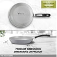 thumbnail image 4 of Starfrit The Rock Terra Non-Stick Frypan, 10" (26cm) Diameter, Ceramic PFOA Free Coating, Thick aluminum base, 4 of 11