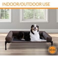thumbnail image 2 of K&H Original Bolster Elevated Pet For Dogs Brown Large, 2 of 7
