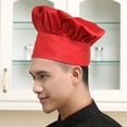 thumbnail image 4 of Casquette de Chef Professionnelle Extensible Ajustable pour Hommes Cuisine Cuiseur Restauration, 4 of 11