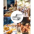 thumbnail image 4 of Ensemble de Vaisselle Chauffante Électrique pour Chef 9 Qt, Serveurs et Réchauffe-Buffets, Affichage Numérique, Plateau de Réchauffement de Température, Réchaud Alimentaire en Acier Inoxydable pour Fêtes, Table Vapeur Commerciale pour Aliments, 4 of 9