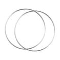 thumbnail image 1 of Elodie 2 Pieces Metal Floral Hoops Circle Versatile for Wedding Wreath DIY Birthday Diameter 40 cm, 1 of 8