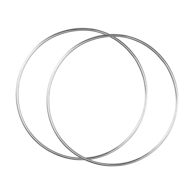 Elodie 2 Pieces Metal Floral Hoops Circle Versatile for Wedding Wreath DIY Birthday Diameter 40 cm