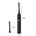 thumbnail image 3 of Dvkptbk Electric Toothbrush, Electric Toothbrush with 8 Brush Heads, Smart 5-Speed Timer Electric Toothbrush Ipx65, 3 of 8