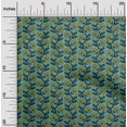 thumbnail image 1 of oneOone Polyester Lycra Fabric Leaves & Floral Block Fabric Prints By Yard 56 Inch Wide, 1 of 4