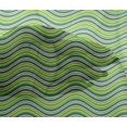 thumbnail image 4 of oneOone Tissu en Viscose Chiffon Imprimé Serpentine Rayé BTY 42 Pouces de Large, 4 of 4