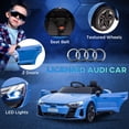 thumbnail image 4 of Aosom 12V 3.1 MPH Kids Ride on Car w/ Remote Control, Suspension, Blue, 4 of 9