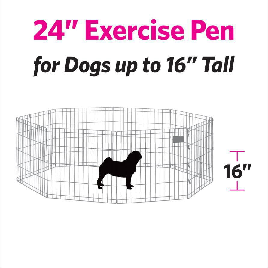Midwest Homes For Pets 24" Exercise Pen with Step through Door