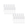 thumbnail image 1 of Oleegame 2PC 12PC Clear Plastic Spray Empty Bottle Small Spray Bottle with Plastic Sprayer White, 1 of 5