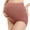 Red, variant on MeetoTime Women's Maternity High Waist Underwear Pregnancy Seamless Soft Briefs Stretch Support Hipster Panties