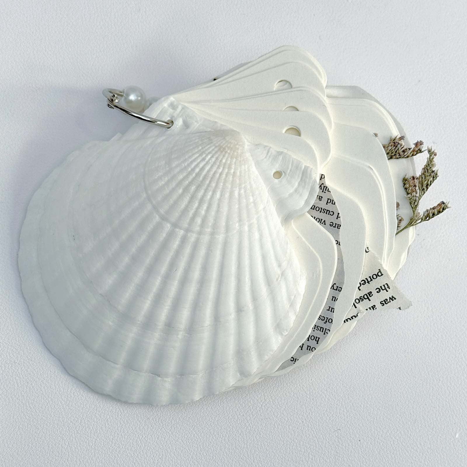 Suncoda Notebook, Abalone Palm Fan Diary Book Gift Natural Art Sketching Book