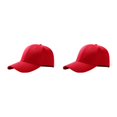 thumbnail image 3 of relayinert Lightweight And Breathable Sun Cap Sporty Style For Outdoor Enthusiasts Adjustable Strap Polyester Outdoors Sun Cap red 2Set, 3 of 6