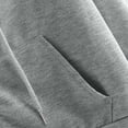 thumbnail image 3 of Babysbule Chandails à Capuchon pour Femmes Liquidation Femmes Décontracté Uni Manches Longues Fermeture Éclair Poche Chemise Chandail à Capuchon Chandail Hauts, 3 of 5