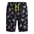 thumbnail image 1 of Speedo Boy's UV Protection Swim Trunk Mid Length Redondo Printed Shorts - Hyper Yellow, Size S, 1 of 4