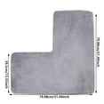 thumbnail image 2 of Product Classification Carpet | L Shaped Living Room Rug for Bedroom and Bath | Polyester Fiber Floor Mat with Non- Design and Durable Build, 2 of 3