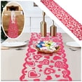 thumbnail image 1 of WHEANG Decorative Table Banner Love Heart Flag Wedding Decoration Red Color Love Heart Flag, 1 of 4