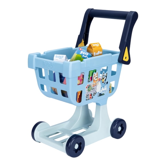 Bluey The Shopping Trolley | with Free-Rolling Wheels and Rotating Handle. The Ideal Size for Toddlers | Stands at 19.3 Inch Tall | 8 Color