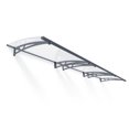 thumbnail image 1 of CANOPIA by PALRAM Altair 3 ft. x 14 ft. Door Awning Kit - Grey, 1 of 6