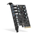 thumbnail image 1 of PCIe to USB 3.2 Gen 2 Card with 20 Gbps Bandwidth 7 USB Ports (4 USB Type-A and 3 Type-C Ports), PCI Express (PCIe) Expansion Card for Desktop PC, 1 of 8