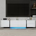 thumbnail image 1 of 67*11.5*15.5 inch TV Stand - Contrast Design & Spacious Clear-Lined Storage, 1 of 26