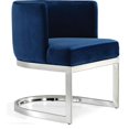 thumbnail image 1 of Meridian Furniture Gianna Navy Velvet Dining Chair, 1 of 4