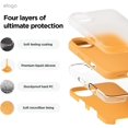 thumbnail image 4 of KOMI Compatible with iPhone 16 Pro Max Case, Premium Liquid Silicone Case, Full Body Protective Cover, Shockproof, Slim Phone Case, Anti-Scratch Soft Microfiber Lining, 6.9 inch Orange, 4 of 5