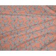 thumbnail image 4 of oneOone Polyester Lycra Fabric Leaves Block Printed Fabric 1 Yard 56 Inch Wide, 4 of 4