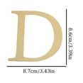 thumbnail image 2 of Leutsin Home Sign Letters,3d Family Home Sign Letters Living Room Decor,Family Rustic Farmhouse Wall Decor,Acrylic Mirror Decorative Wall Sticker Decals for Living Room Bedroom Kitchen, 2 of 7
