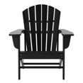 thumbnail image 3 of Chaise Adirondack Classique d'Extérieur (Ensemble de 4) en Noir, 3 of 8