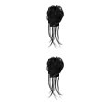 thumbnail image 2 of Maytalsory Ladies Ponytail Extension Hairstyle Simple Accessory With Novel And Unique 1B 2Set, 2 of 6