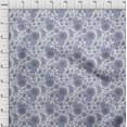 thumbnail image 4 of oneOone Polyester Spandex White Fabric Asian Paisley Craft Projects Decor Fabric Printed By The Yard 56 Inch Wide, 4 of 4