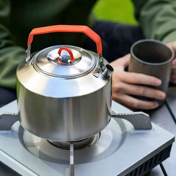 Outdoor Stainless Steel Kettle 1L/1.6L | 304 Food Grade Metal