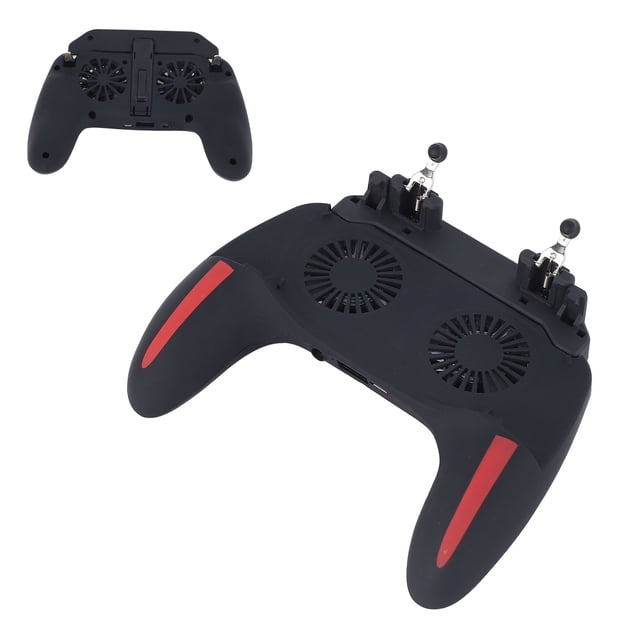 Mobile Game Controller with Dual Cooling Fan, Phone Game Controller for PUBG, Mobile Game Joystick Gamepad, for for IOS Phone