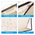 thumbnail image 4 of Unique Bargains Sacs à Main Taille XXL PVC Transparent Sac à Main Protecteur, Beige, 4 of 5