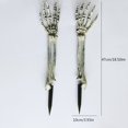 thumbnail image 3 of Plastic Horror Skeleton Skull Ornament Halloween Decor for Home  3 Piece Set, 3 of 6