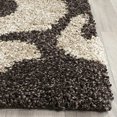 thumbnail image 3 of Safavieh Florida Shag Dark Brown Shag Rug - Runner 2'3" x 9', 3 of 5