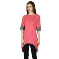 thumbnail image 1 of Phagun Kurti Rose Indien Haut Kurta de Designer Femme Rayonne Haut Décontracté Tunique Robe, 1 of 2