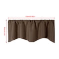 thumbnail image 3 of WIFKLSIIPG Door Curtain Kitchen Shading Window Curtain Solid Color Pocket Fan Shaped Curtain Short Curtain 52 X 18 Inches, 3 of 9