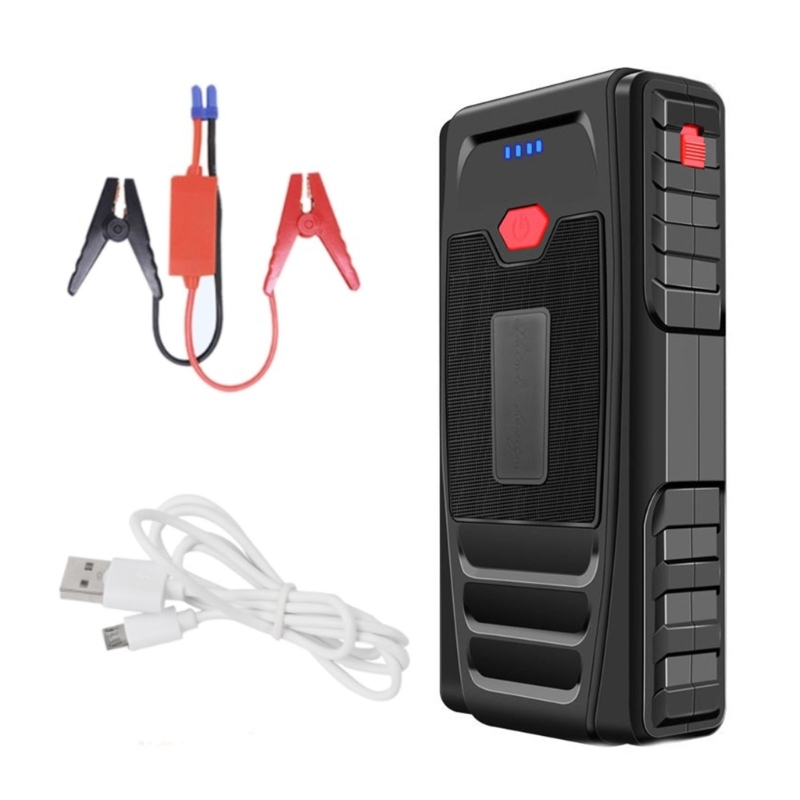 12V Portable Car Jump Emergency Power Starter Auto Booster ChargersBuilt-in Emergency LED Flashlight Fast T3EF