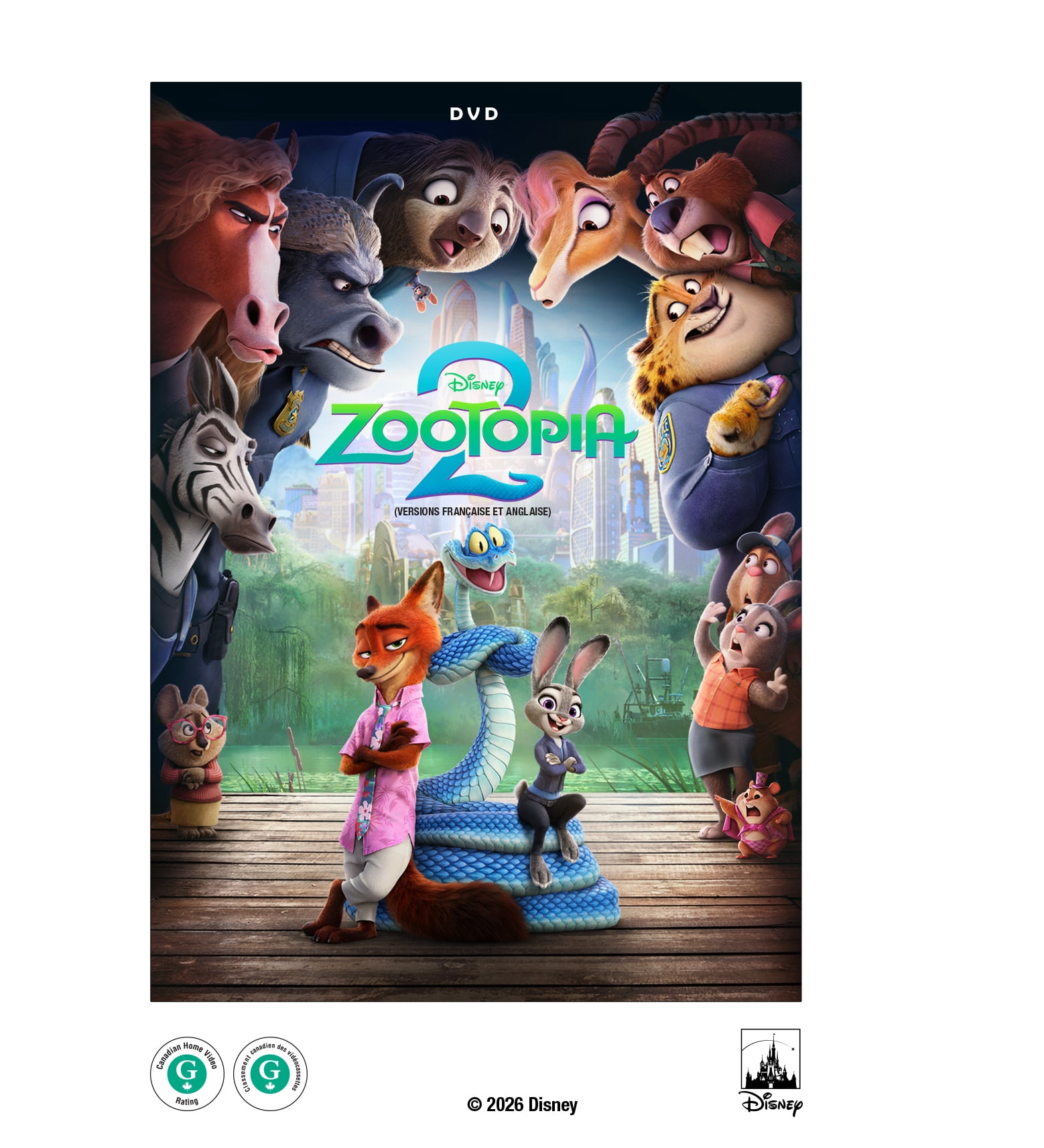 Zootopia 2 - Bilingual - DVD