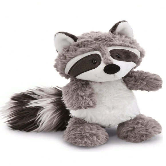 DEBGFS 25cm/9.8inch Cute Raccoon Stuffed Animal Small Raccoon Plush Toys Gray Raccoon Plushie Soft Woodland Raccoon Plush Animal Doll For Babies Children Kids Girls Boys Perfect Gifts Fo