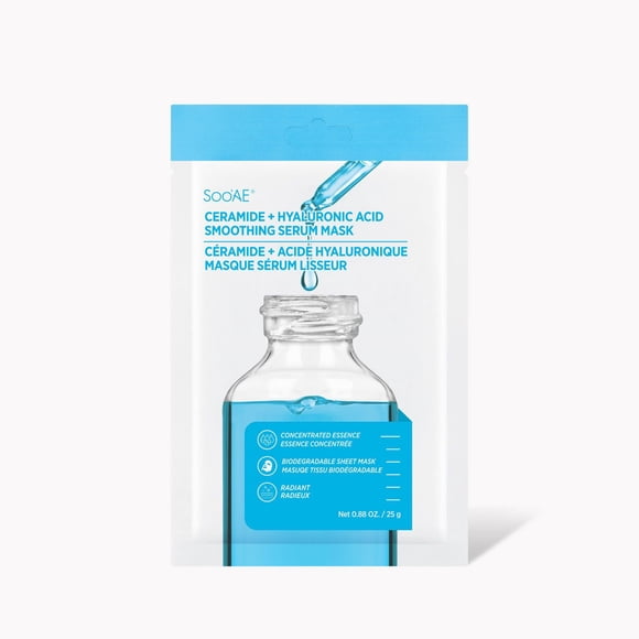 Soo'AE Ceramide + Hyaluronic Acid Smoothing Serum Mask